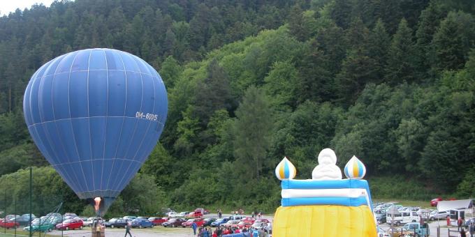 Anchored balloon flights