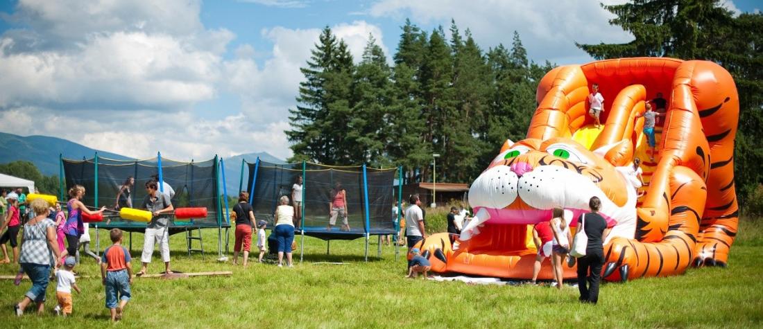 Inflatable slides