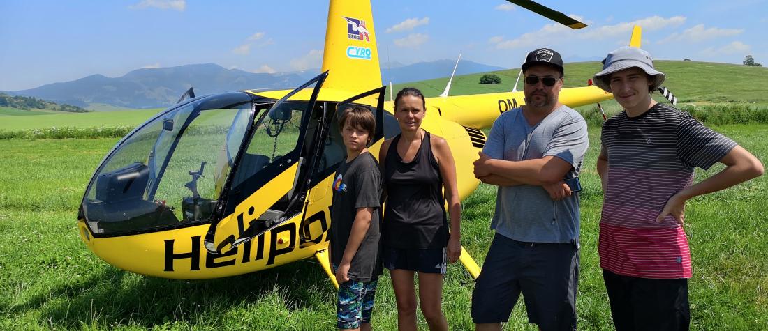 Výhliadkové lety helikoptérou