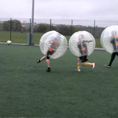 Zorbing futbal